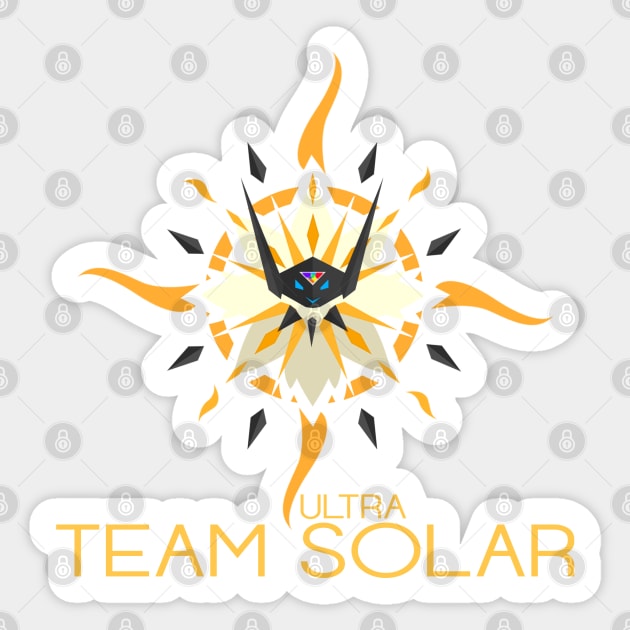 Join #TeamULTRASolar! Design by Hydros! T-Shirt Sticker by Sheer Force Apparel